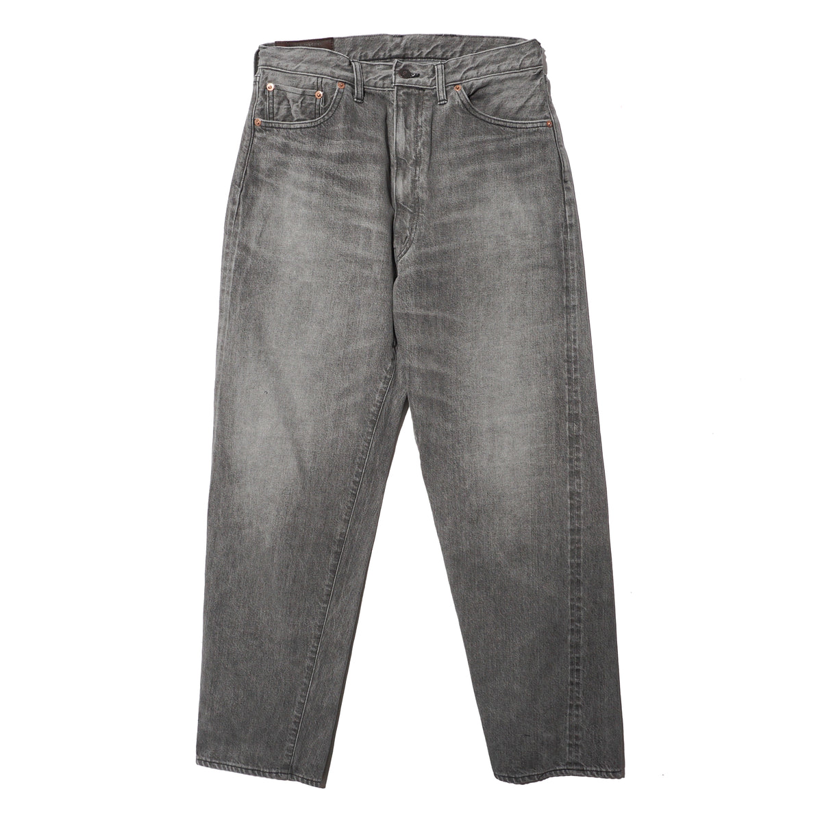 【oan】Flip Washing Denim Pants Kaptain Sunshine 5P Zipper Front Denim Pants One Wash Indigo