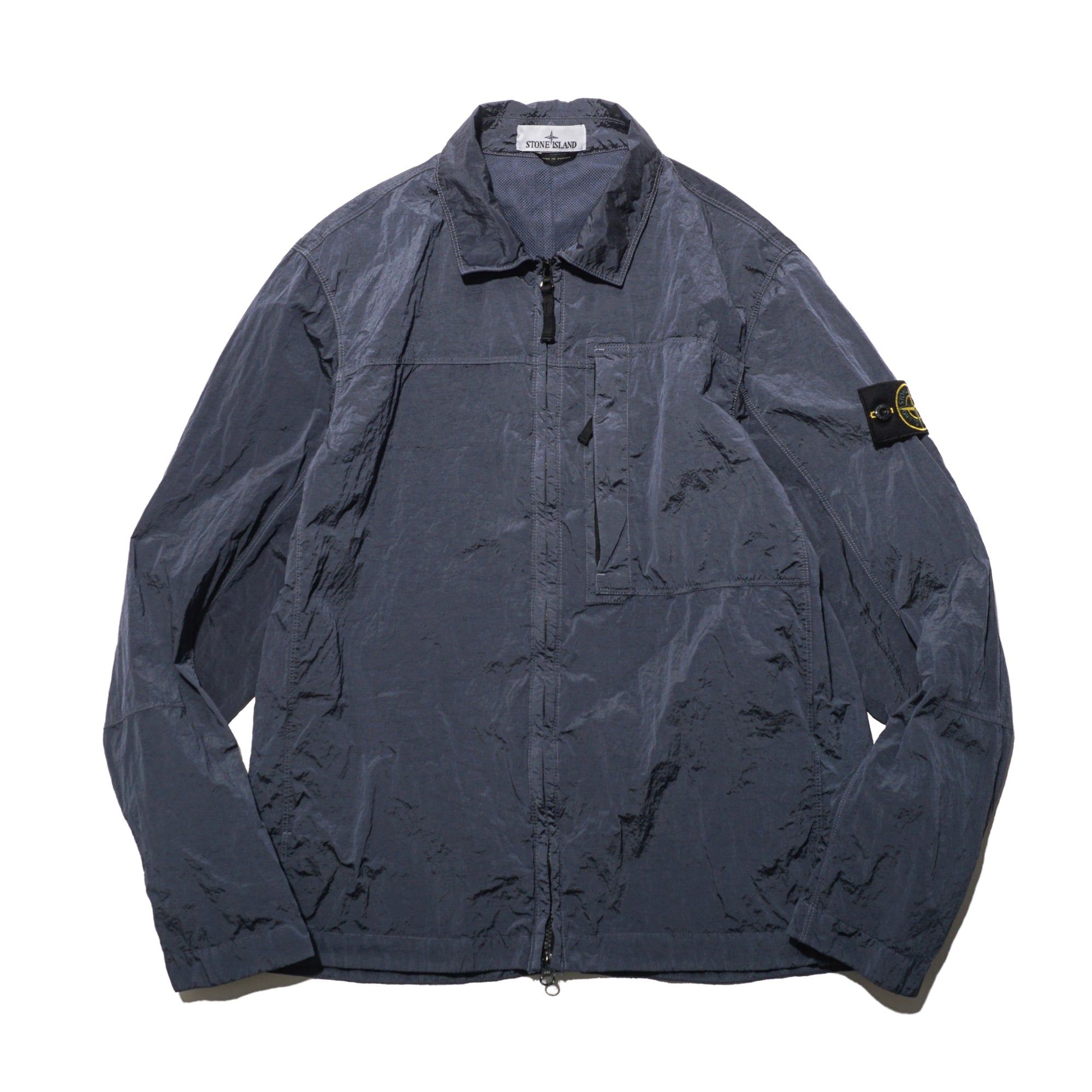 Lemon stone island overshirt online